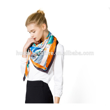 2015 Autumn pure silk scarf manufacturing Chinese women's scarves colorful square scarf